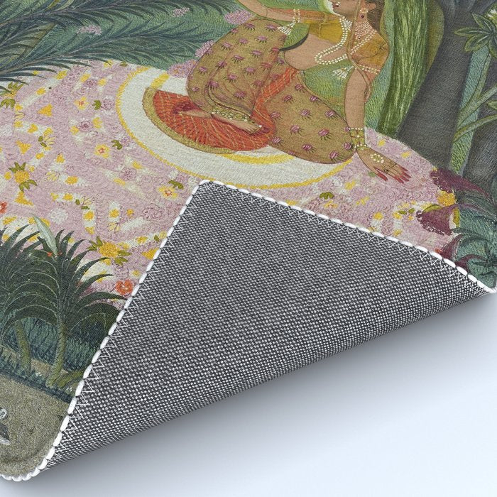 Indian Princess In Bird Garden Rug Gallery Image 4