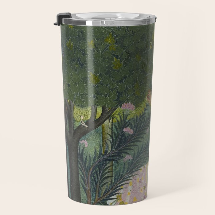 Indian Princess In Bird Garden Travel Mug Gallery Image 3