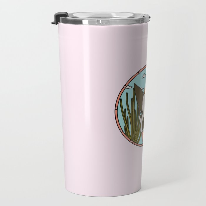 Cowboy Dog- Clover Boston Travel Mug Gallery Image 3