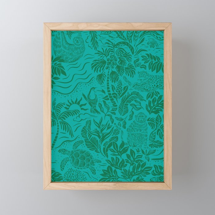 Costa Rica Vida Verde Mini Art Print Gallery Image 1