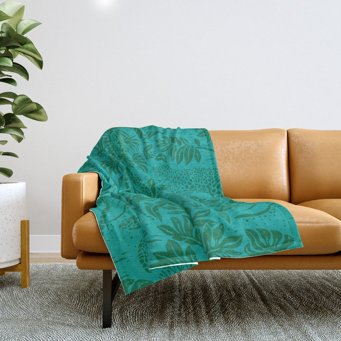Costa Rica Vida Verde Throw Blanket Gallery Image 1