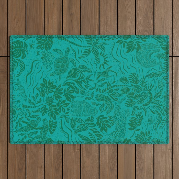 Costa Rica Vida Verde Outdoor Rug