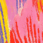 Electric Dopamine Burst Vibrant Abstract Pattern in Hot Pink, Red, Yellow Coffee Mug Gallery Image 2