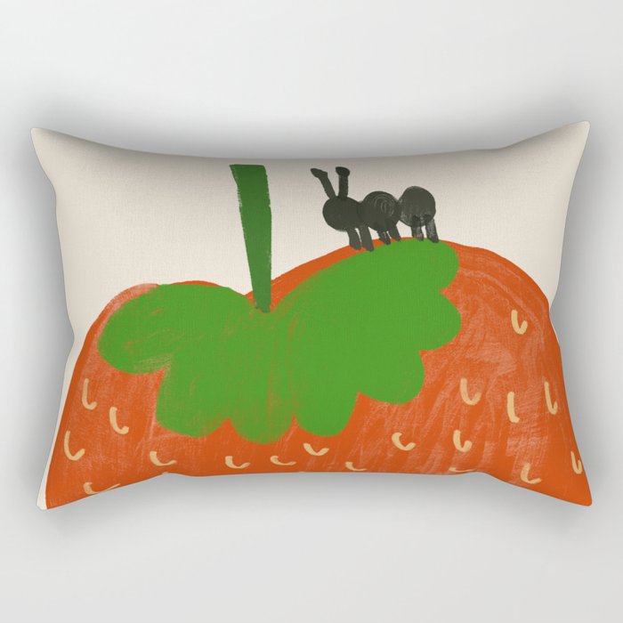 Strawberry Ant Rectangular Pillow Gallery Image 2