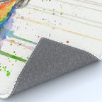 T-Rex Dinosaur Vomits Rainbow Rug Gallery Image 4