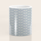 Dragonfly Pattern IX Soft Blue Coffee Mug Gallery Image 4