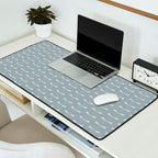 Dragonfly Pattern IX Soft Blue Desk Mat Gallery Image 2