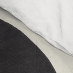 Black & White Minimalist Abstract Shapes Patterns Black Ink Painting Comforter Gallery Image 4