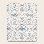 Spring Toile Print in Blue Notebook Gallery Image 4