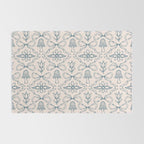 Spring Toile Print in Blue Rug Gallery Image 2