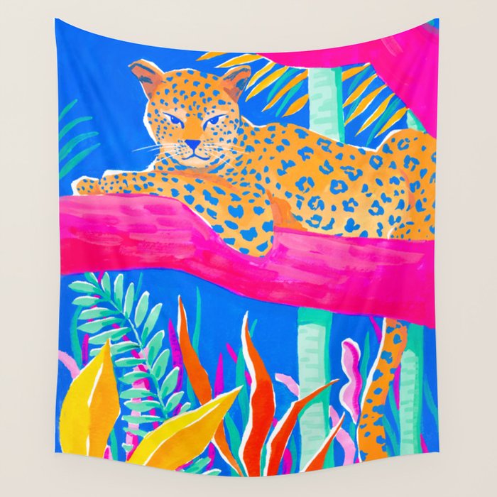 Exotic Jungle Wall Tapestry Gallery Image 1
