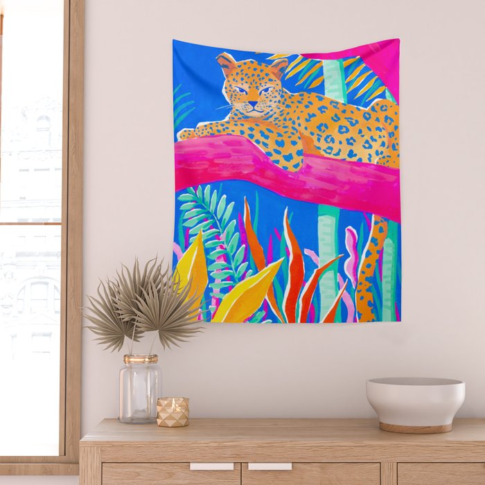 Exotic Jungle Wall Tapestry Gallery Image 2