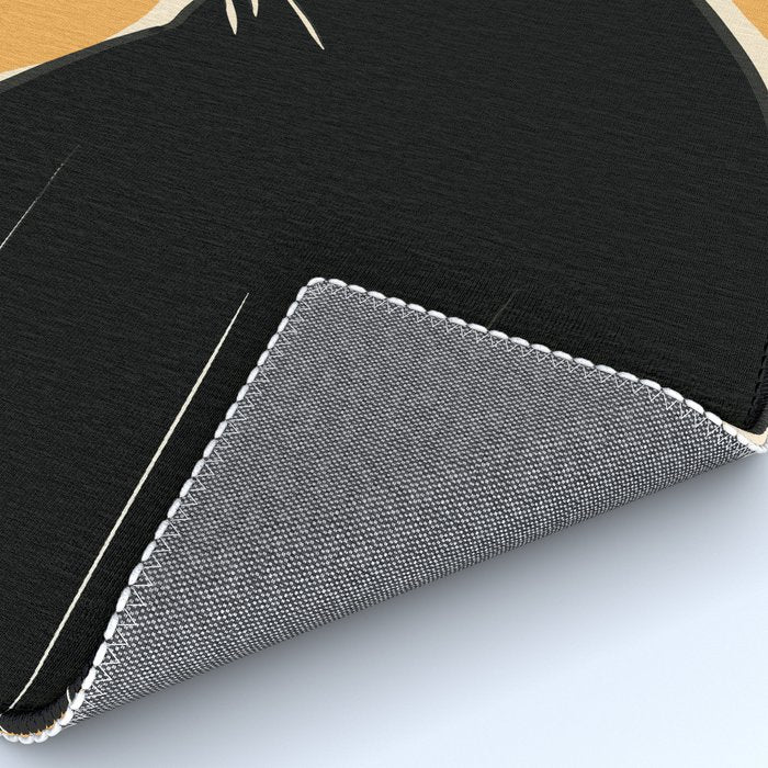 Minimalist Black Cat 3 Rug Gallery Image 4