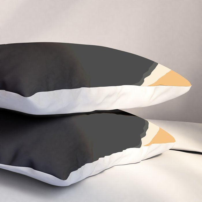 Minimalist Black Cat 3 Pillow Sham Gallery Image 3