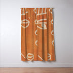 Abstract Face 26 Window Curtain Gallery Image 3