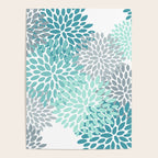 Festive, Winter Garden, Flowers Print Poster Gallery Image 4