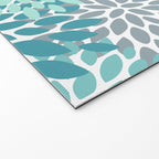 Festive, Winter Garden, Flowers Print Welcome Mat Gallery Image 2