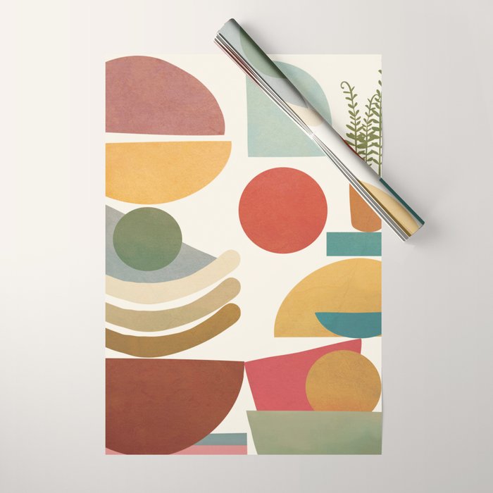 Modern Abstract Art 77 Wrapping Paper Gallery Image 1
