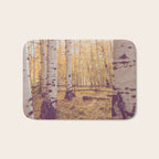Aspen Grove Autumn Light x Colorado Landscape Photography Bath Mat Gallery Image 1