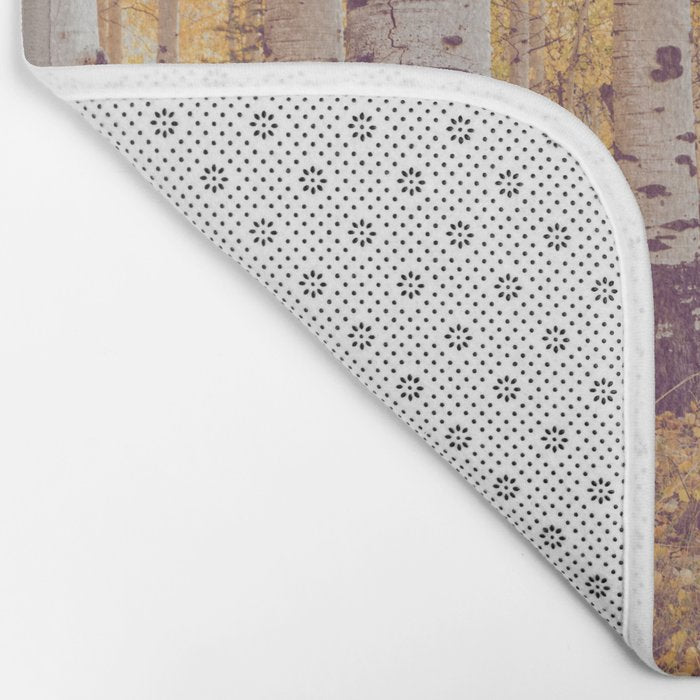 Aspen Grove Autumn Light x Colorado Landscape Photography Bath Mat Gallery Image 2