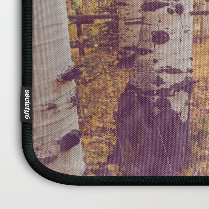 Aspen Grove Autumn Light x Colorado Landscape Photography Laptop Sleeve Gallery Image 3