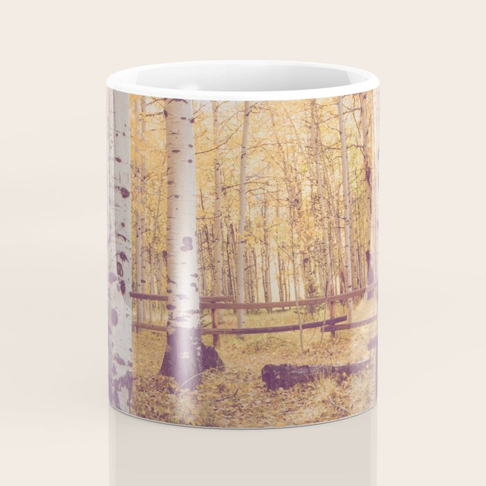 Aspen Grove Autumn Light x Colorado Landscape Photography Coffee Mug Gallery Image 4
