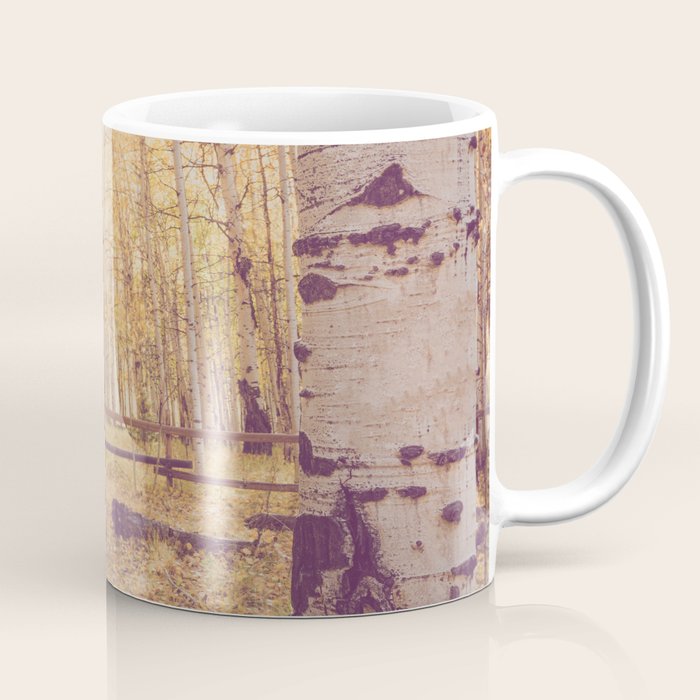 Aspen Grove Autumn Light x Colorado Landscape Photography Coffee Mug Gallery Image 1