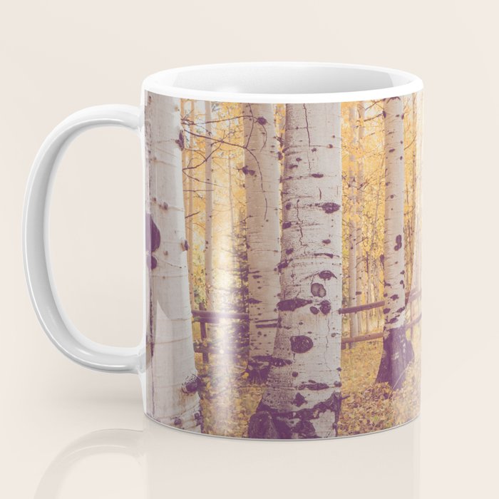 Aspen Grove Autumn Light x Colorado Landscape Photography Coffee Mug Gallery Image 3