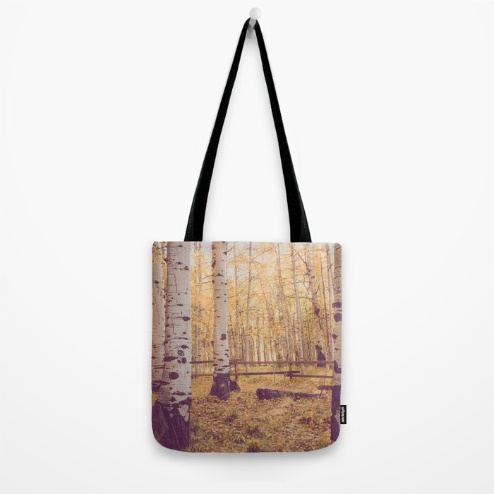 Aspen Grove Autumn Light x Colorado Landscape Photography Tote Bag Gallery Image 2