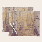 Aspen Grove Autumn Light x Colorado Landscape Photography Placemat Gallery Image 1