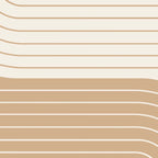 Two Tone Line Curvature LXV Earthy Boho Modern Arch Abstract Coffee Mug Gallery Image 2