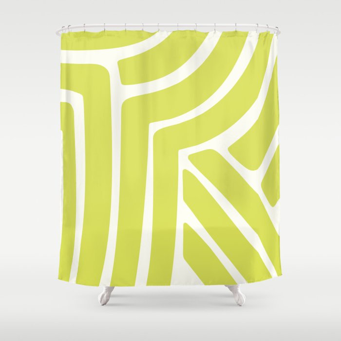 Abstract Stripes XXXVIII Shower Curtain Gallery Image 1