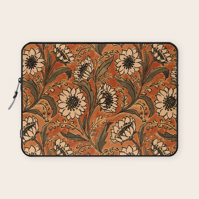 Sunflowers - Rust Laptop Sleeve Gallery Image 1