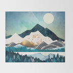 Evening Forest Throw Blanket Gallery Image 2