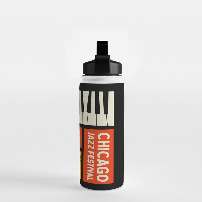 Jazz Festival | Bauhaus V Water Bottle Gallery Image 2