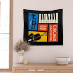 Jazz Festival | Bauhaus V Wall Tapestry Gallery Image 2