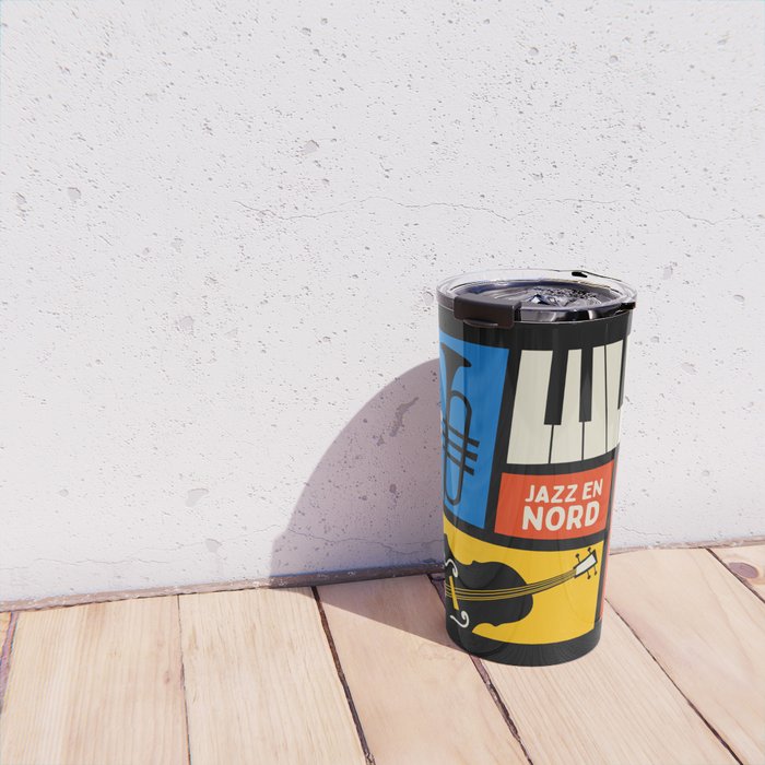 Jazz Festival | Bauhaus V Travel Mug Gallery Image 4