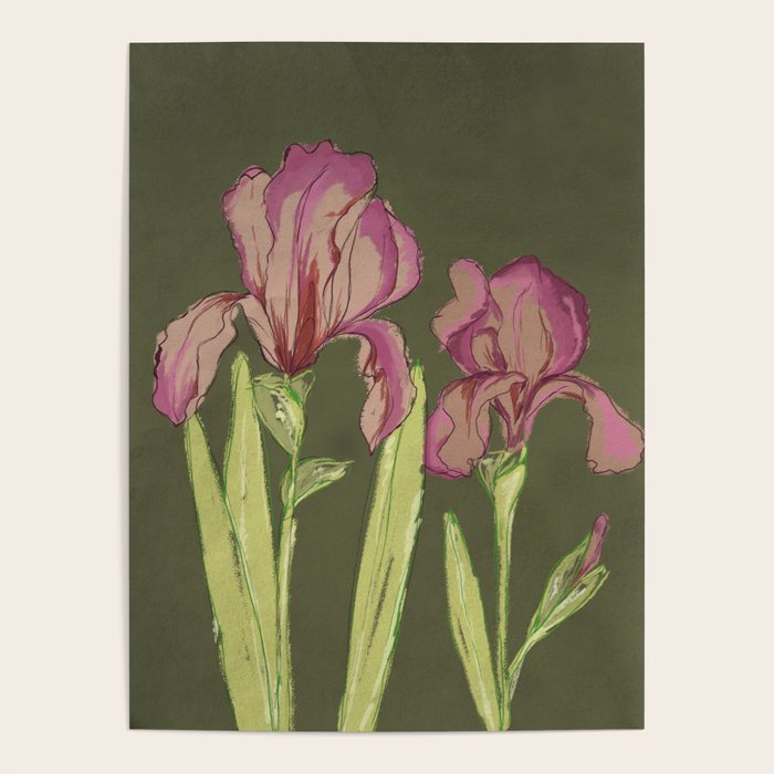 Berry Iris Poster Gallery Image 1