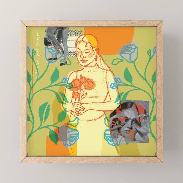 Give Me Flowers Mini Art Print