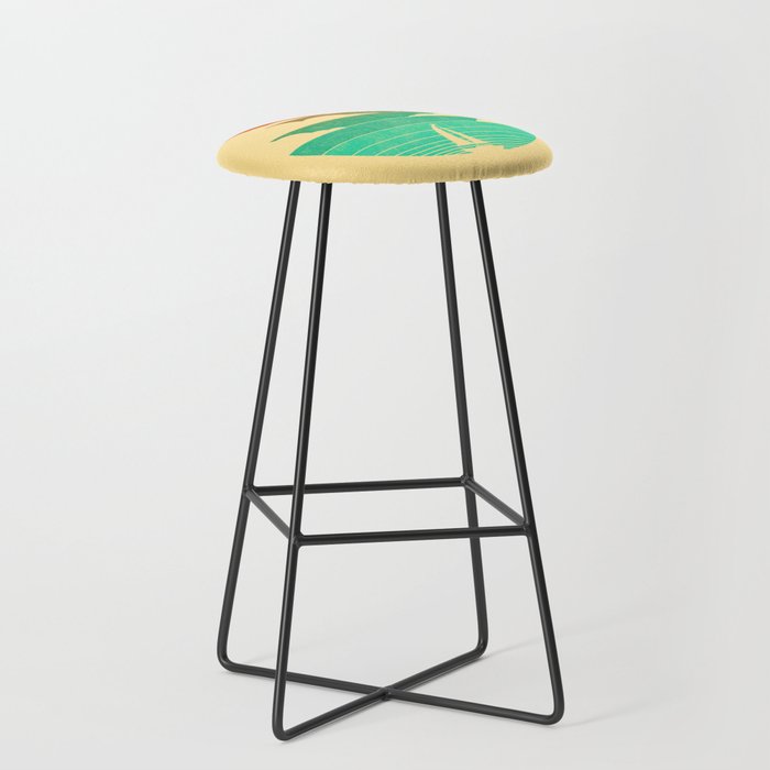 Go West (sail away in my boat) Stool Gallery Image 1