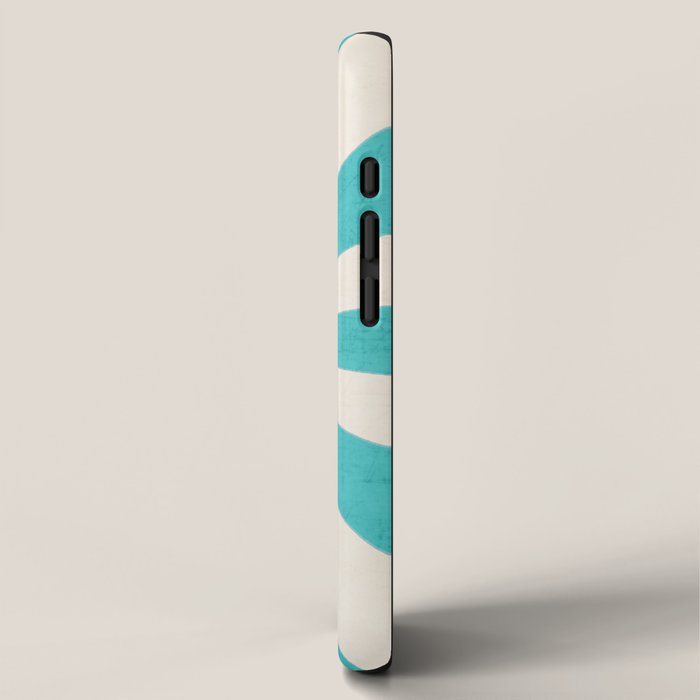 aqua starburst iPhone Case Gallery Image 2