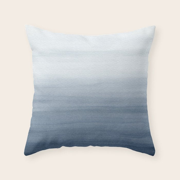 Ocean Watercolor Painting No.2 Throw Pillow Gallery Image 6