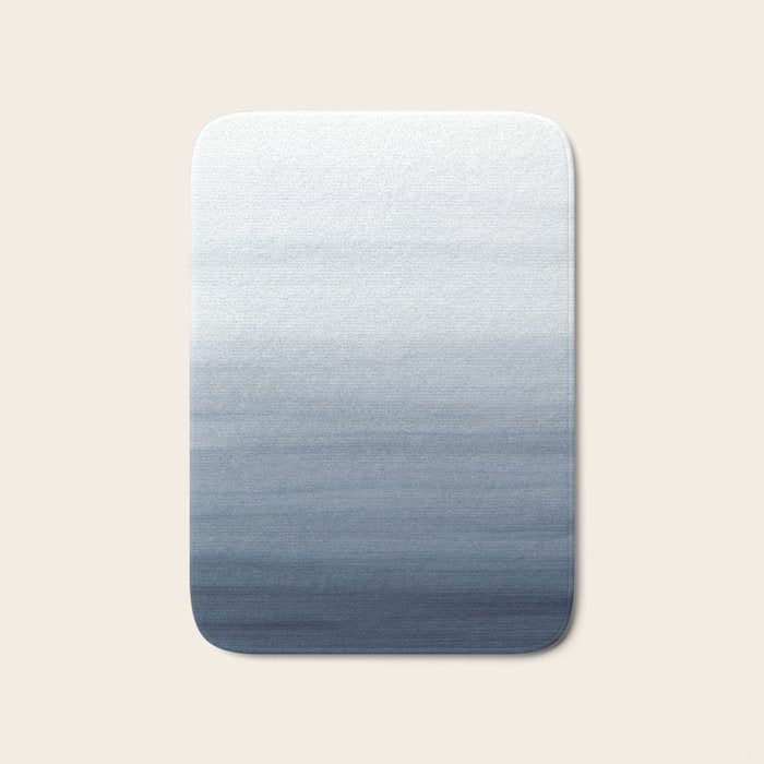 Ocean Watercolor Painting No.2 Bath Mat Gallery Image 1
