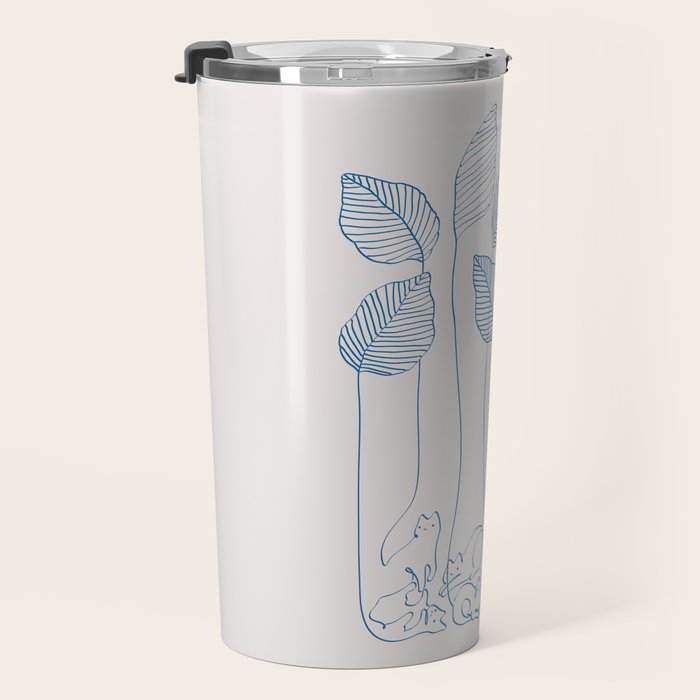 Cat and Plant 40 Travel Mug Gallery Image 3