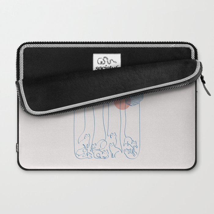 Cat and Plant 40 Laptop Sleeve Gallery Image 2