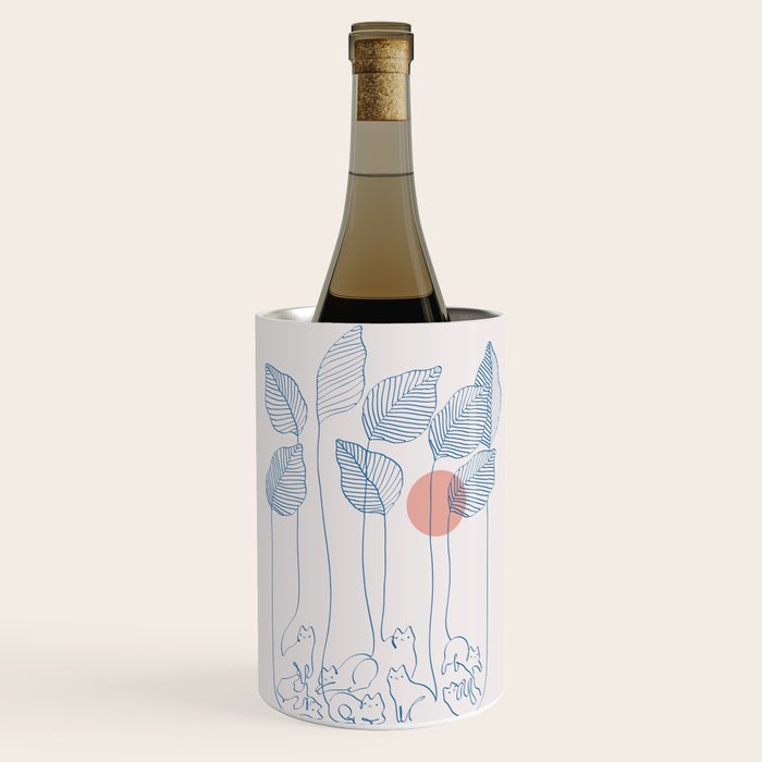 Cat and Plant 40 Wine Chiller Gallery Image 1