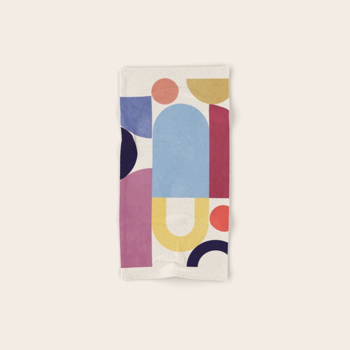 Abstract Shapes 55 Bath Towel Gallery Image 1