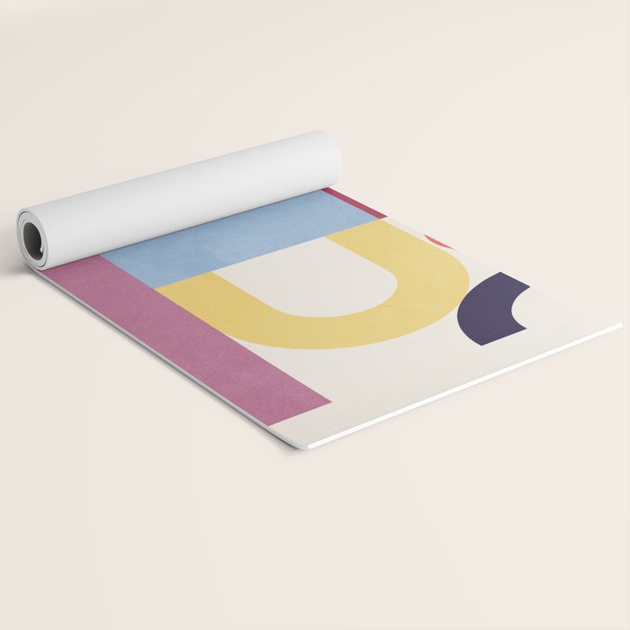 Abstract Shapes 55 Yoga Mat Gallery Image 2