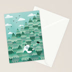 Tree Hugger (Spring & Summer version) Stationery Card Gallery Image 2