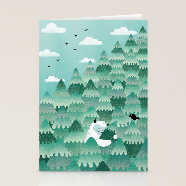 Tree Hugger (Spring & Summer version) Stationery Card Gallery Image 2
